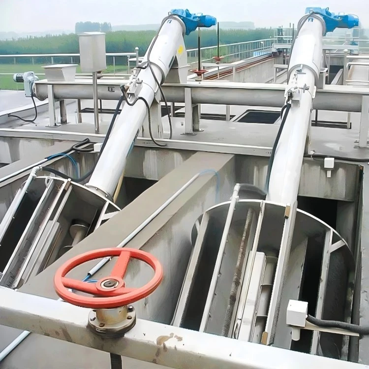 rotary fine screen for wwtp